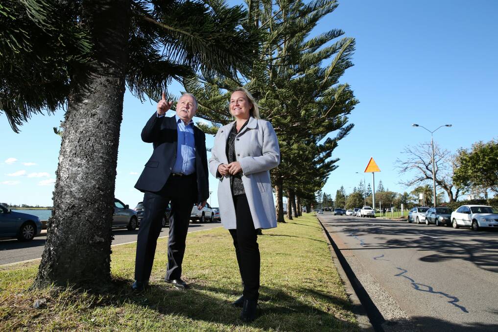 LOOKING AHEAD: Lord mayor Nuatali Nelmes with former council CEO Frank Cordingley in July, 2016 ahead of a vote on hosting Supercars. Picture: Max Mason-Hubers