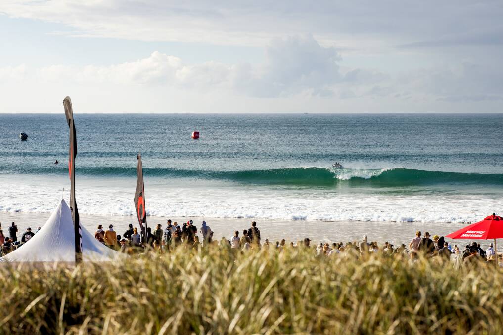 The contest area at Narrabeen. Picture by Matt Dunbar/World Surf League