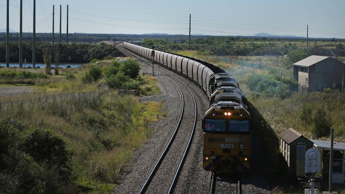 SHUTDOWN: A coal train on the Hunter network. Picture: Marina Neil