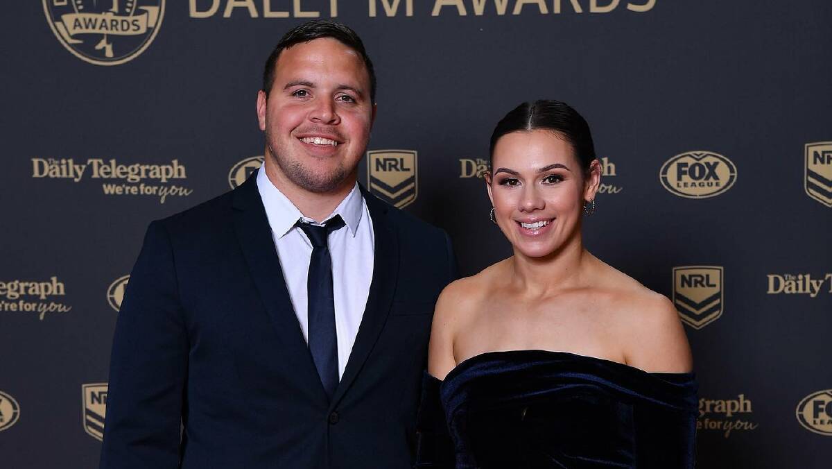 Cooper and Parker at the Dally M Awards. Picture supplied 