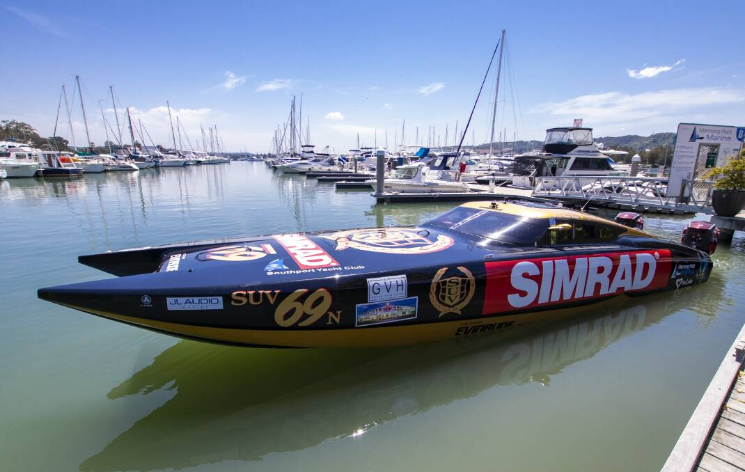 Launch of the Lake Macquarie round of the Offshore Superboat Championships 