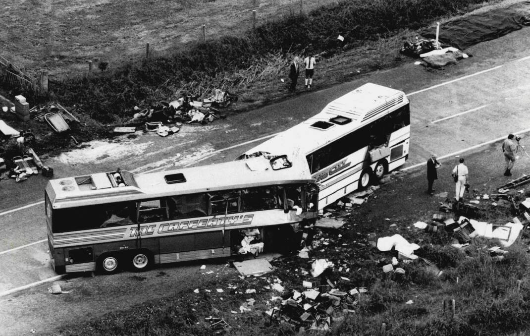 DISASTER: The Kempsey bus crash.