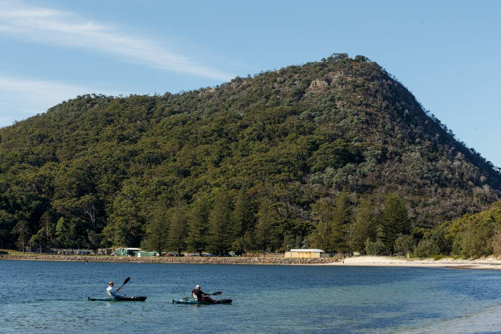 SCENIC: Kayaking was a popular activity in Port Stephens over the long weekend. 