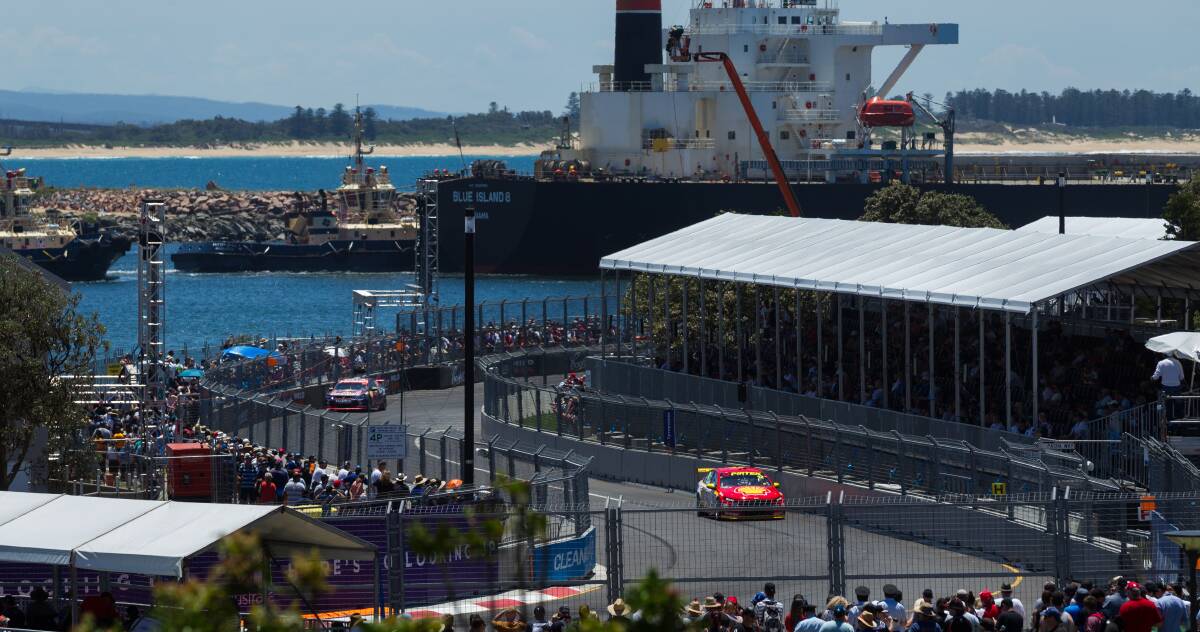 ICONIC: The harbourside Newcastle 500 track in 2017. 