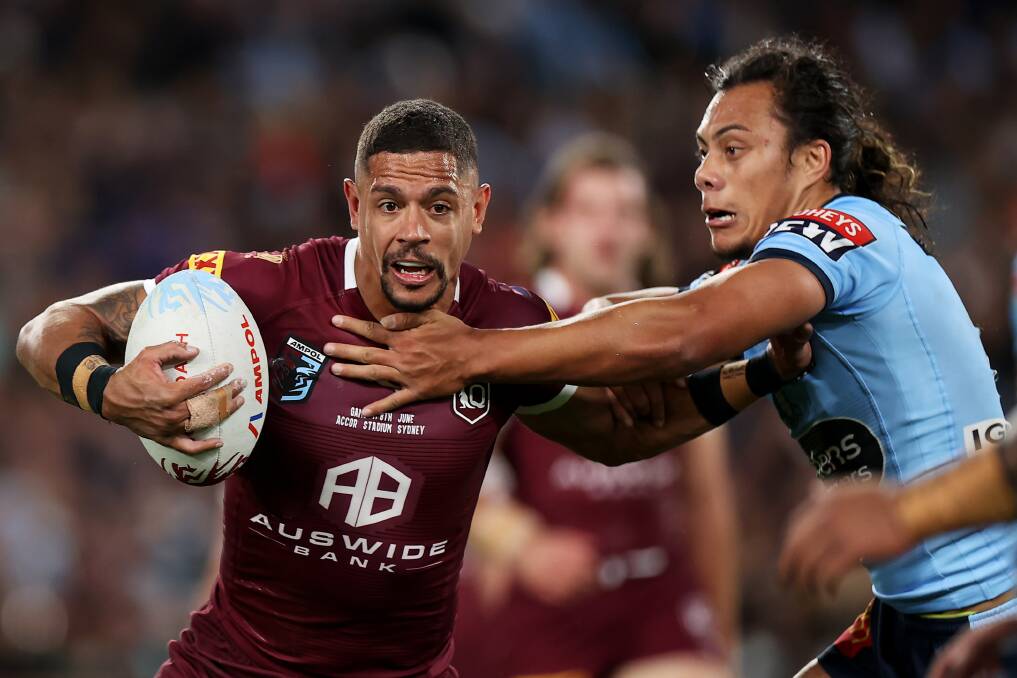 TRY-SCORER: Queensland centre Dane Gagai. Picture: Getty Images
