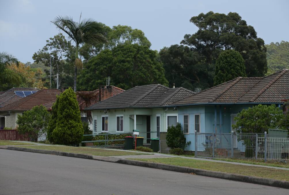 UNCERTAIN FUTURE: Houses in Windale subject to a planning proposal to rezone the area from low to medium-density. 