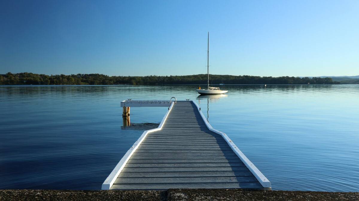 POSTCARD PERFECT: Coal Point jetty. 