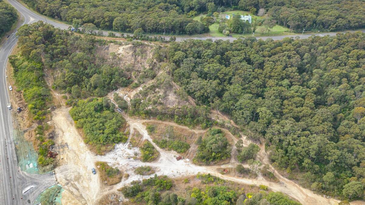 CHANGE: The old Oakdale Road quarry, which Lake Macquarie council originally leased from NSW Crown Lands to garner gravel for local construction projects. It has not been used as a quarry since the 1980s. Pictures: Supplied