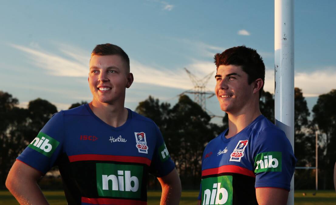 REP HONOURS: Jaron Purcell and Bradman Best will represent NSW in the Mark O'Meley-coached under-18 team which will play before State of Origin game one in Melbourne. The pair won the under-16 match with NSW in 2017. Picture: Simone De Peak