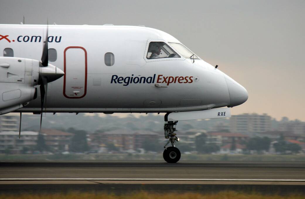 CRISIS: A Regional Express plane. 