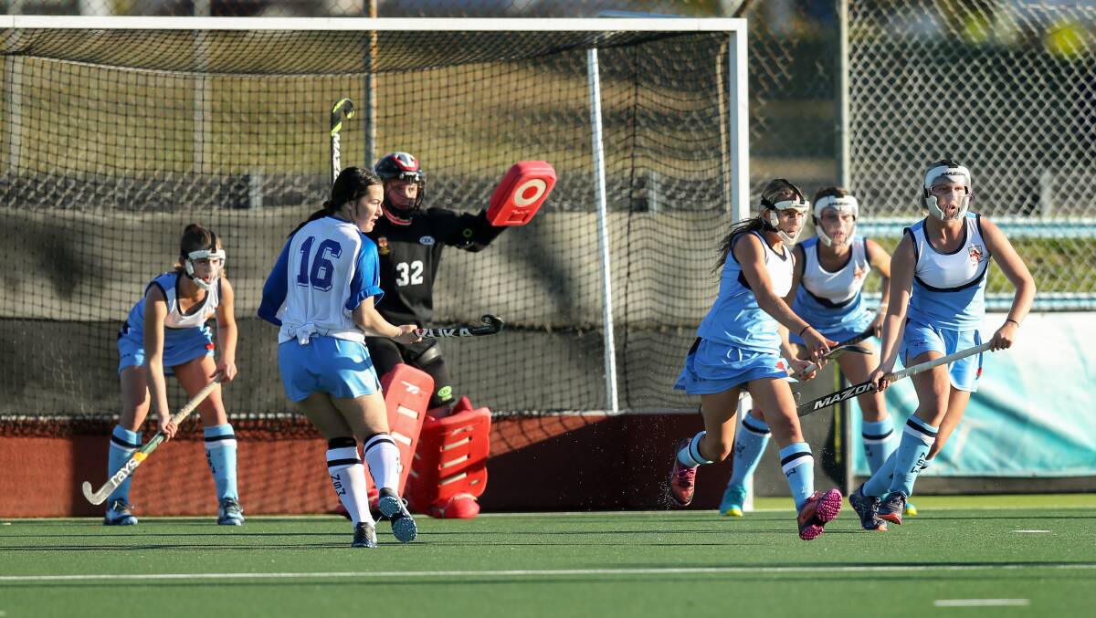 ON GOAL: The two NSW sides clash on Monday. Picture: Marine Neil