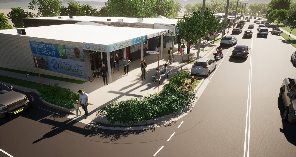 CHANGES: An artist's impression of the Shortland local centre upgrade. 
