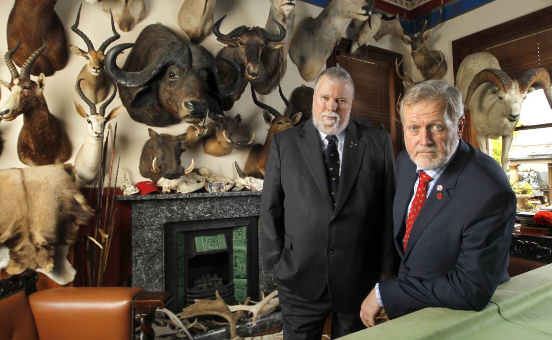 FED UP: Shooters, Fishers and Farmers MPs Robert Borsak and Robert Brown. Picture: Steven Siewert