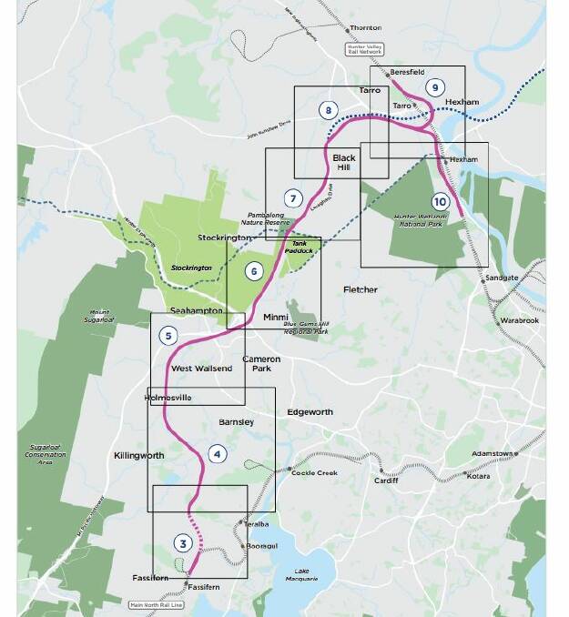 PLANS: The proposed corridor route. 