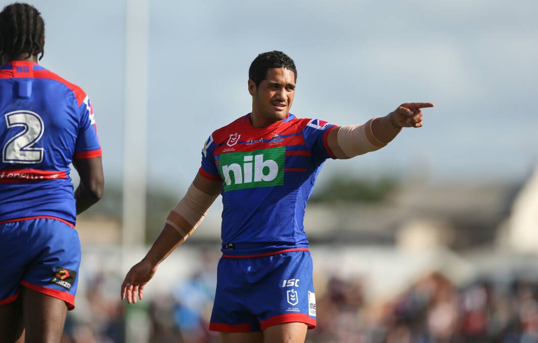 Former Knights captain Sione Mata'utia in 2019. Picture by Marina Neil. 