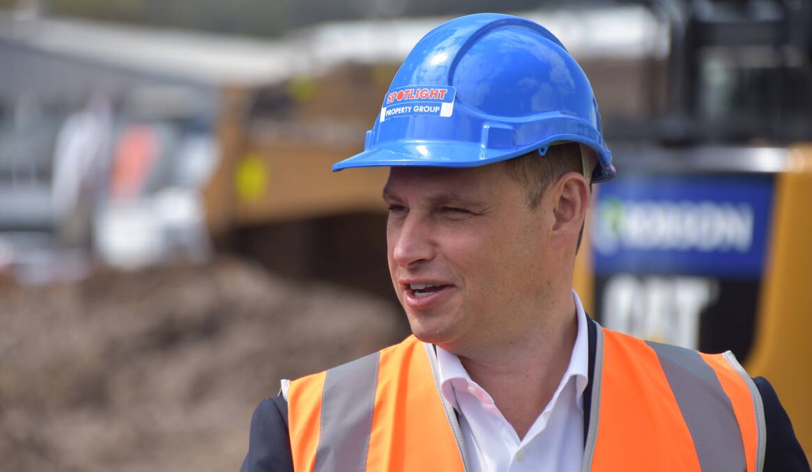 REGIONAL CONFIDENCE: Spotlight Group executive chairman Zac Fried at Bennetts Green in 2019. Picture: Max McKinney