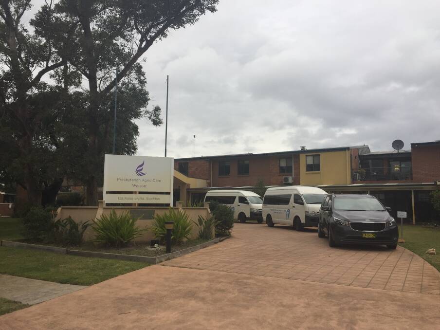 RESTRICTIONS: Presbyterian Aged Care's centre at Stockton, Wescott, is just one of dozens of aged-care centres in the Newcastle where visitors will no longer allowed.