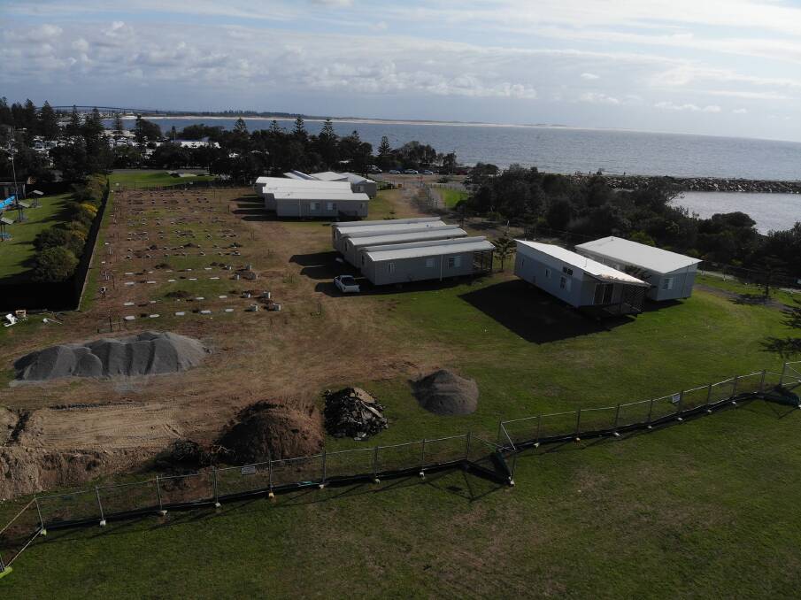 'CULTURAL DESTRUCTION': Worimi elder Lennie Anderson has sought an Interim Protection Order on land where City of Newcastle moved 16 cabins. Picture: Scott Brooks