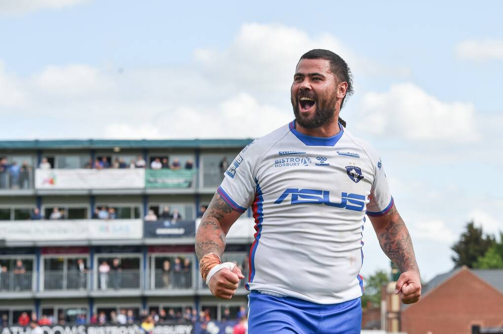David Fifita playing for Wakefield in Super League. Picture Facebook/Wakefield Trinity 