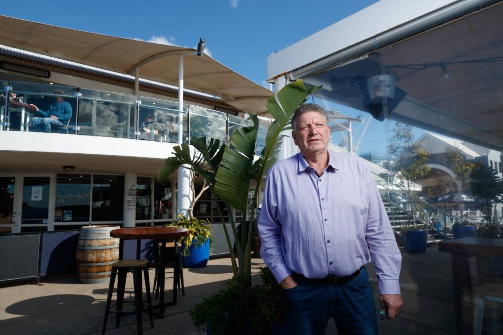 DOWNTURN: Queens Wharf Hotel publican Steve Smyth said punters had abandoned his pub after it was named as a venue attended by a person who tested positive for coronavirus. Picture: Max Mason-Hubers