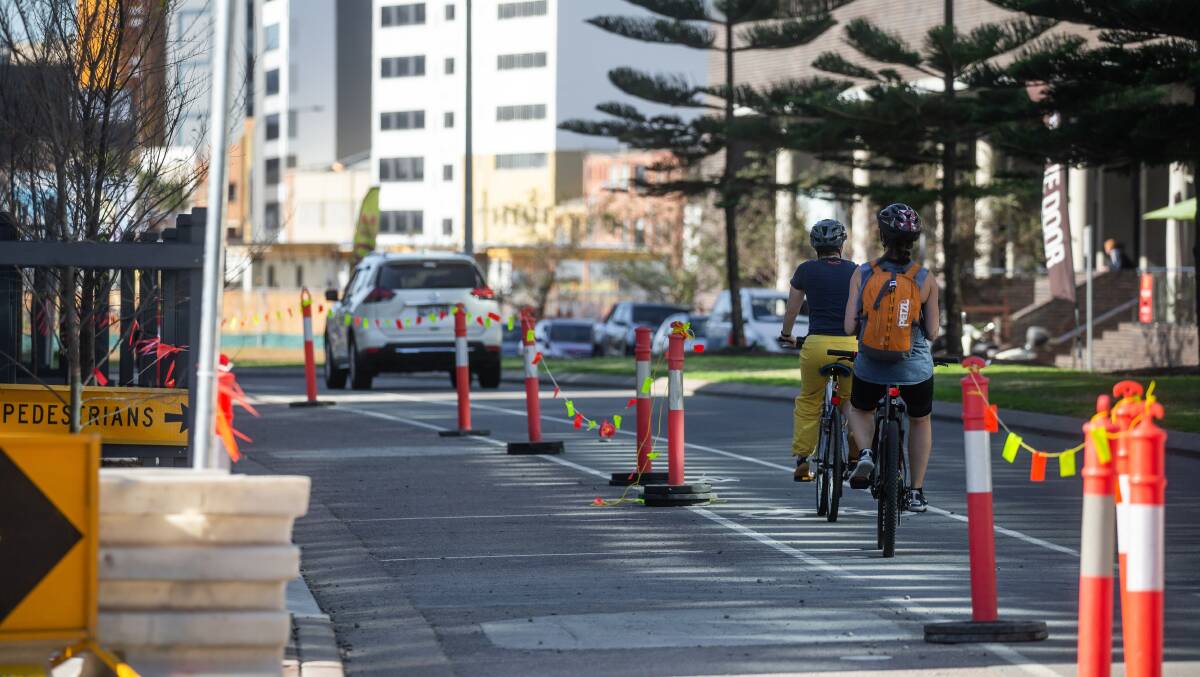 UPGRADE: The section where the cycleway will be built. Picture: Marina Neil