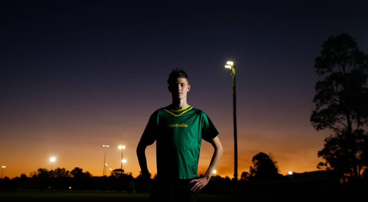 CLEAR SKIES: Luke Young will represent Australia at the Youth Olympic Games in Argentina in October. Picture: Jonathan Carroll