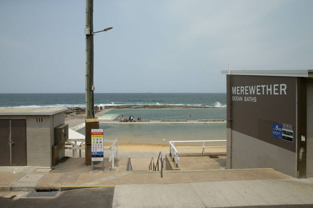 SCENIC: A community reference group for Merewether Ocean Baths will be formed later this year. Picture: Jonathan Carroll