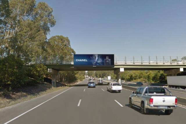 FUTURE LOOK: The billboard on the M1. 