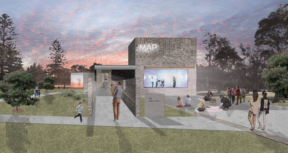 VIBRANT: An artist's impression council issued with a media release on Wednesday. It described the project as "the first multi-arts space of its kind in Australia".