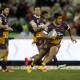 ATTACKING ACE: Anthony Milford playing for the Brisbane Broncos. 