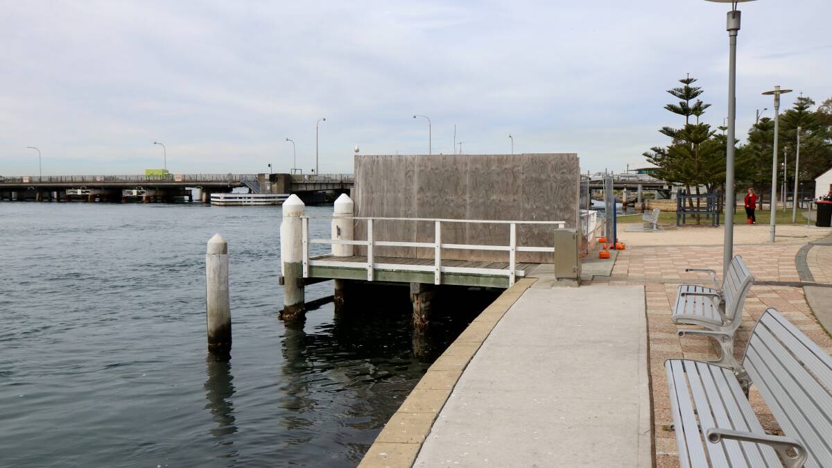 OLD: The Belmont Street jetty. 