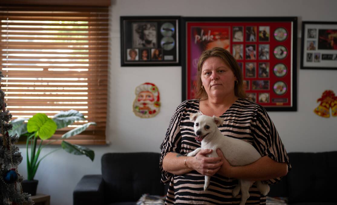 CALL FOR CHANGE: Michelle Collins has spent years on public housing waits lists. Picture: Marina Neil