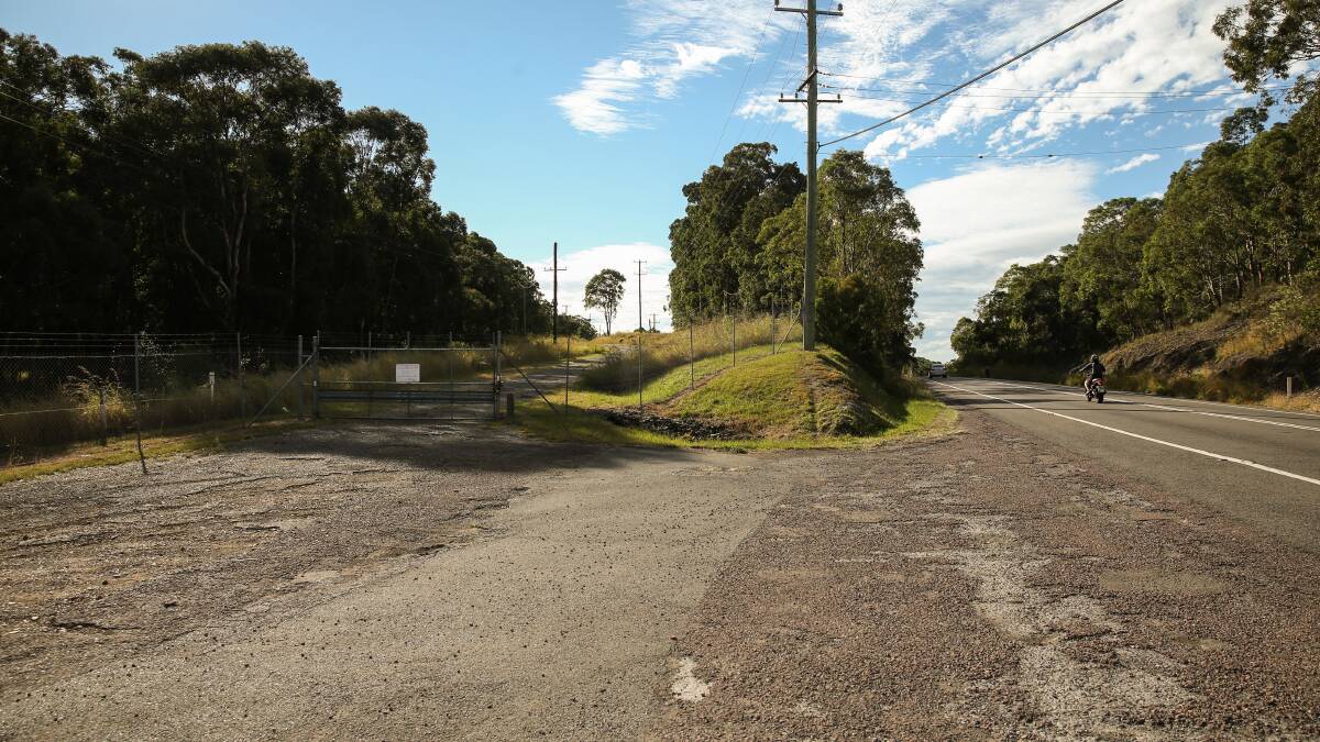 LOCATION: Old Main Road, shown to the left of Toronto Road, in Fennell Bay where the estate would be built and the road potentially widened. Picture: Marina Neil