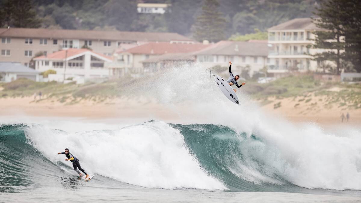 HANG TIME: Mikey Wright. Picture: WSL / Dunbar SOCIAL