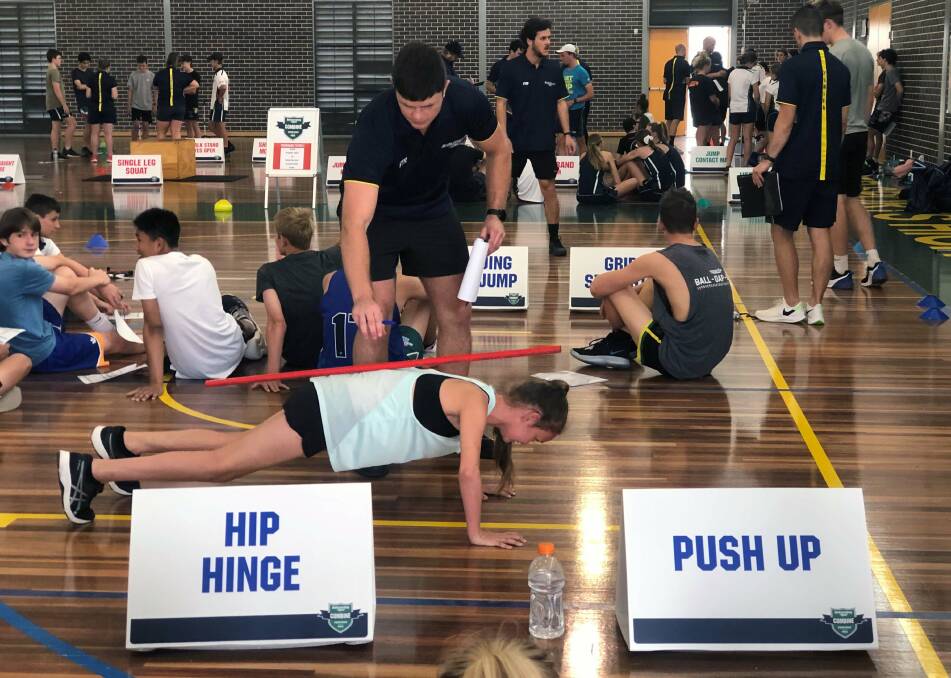 HUNTER ACADEMY: Athletes tested at inaugural combine