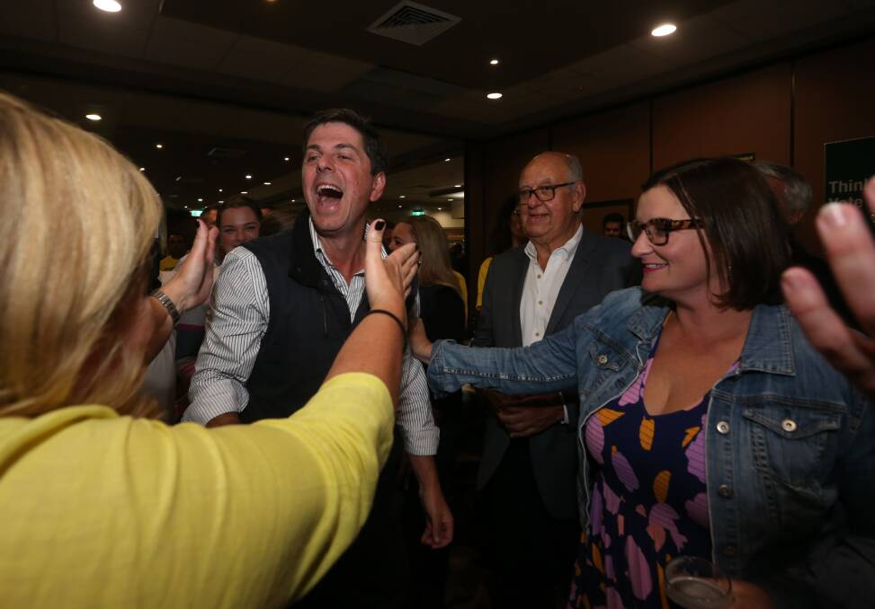 VICTORIOUS: Nationals candidate David Layzell has claimed victory in the Upper Hunter by-election. Picture: Simone De Peak