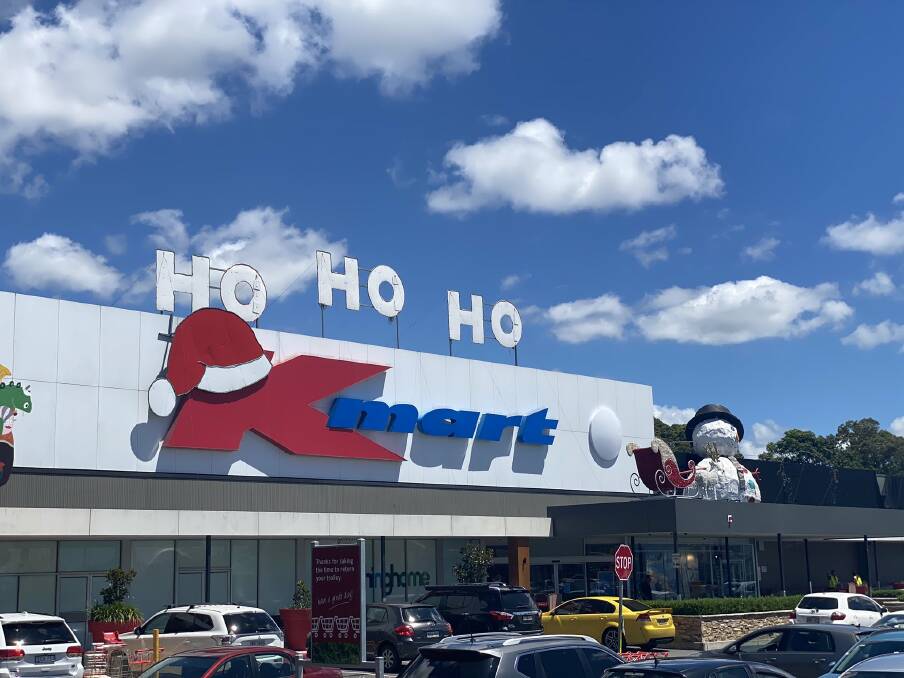 LOSS: The Kmart store at Waratah on Monday without its "24 hours" sign. 