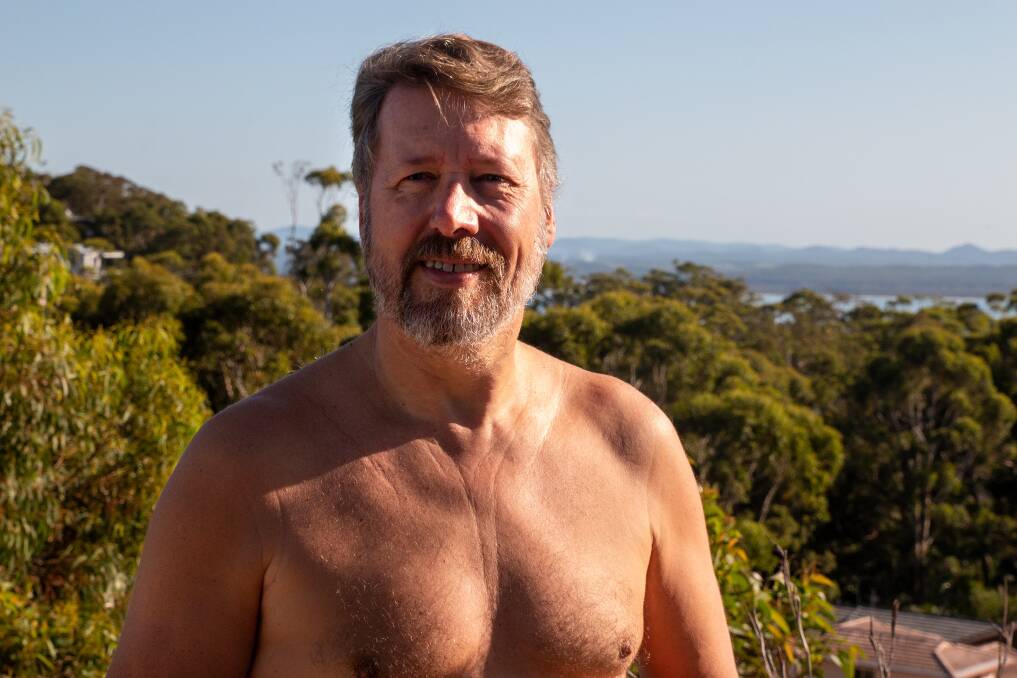 All in: Stuart Whelan from Australian Naturist Federation says, "It's not that you don't look, it's just that you're not fixated by it." 