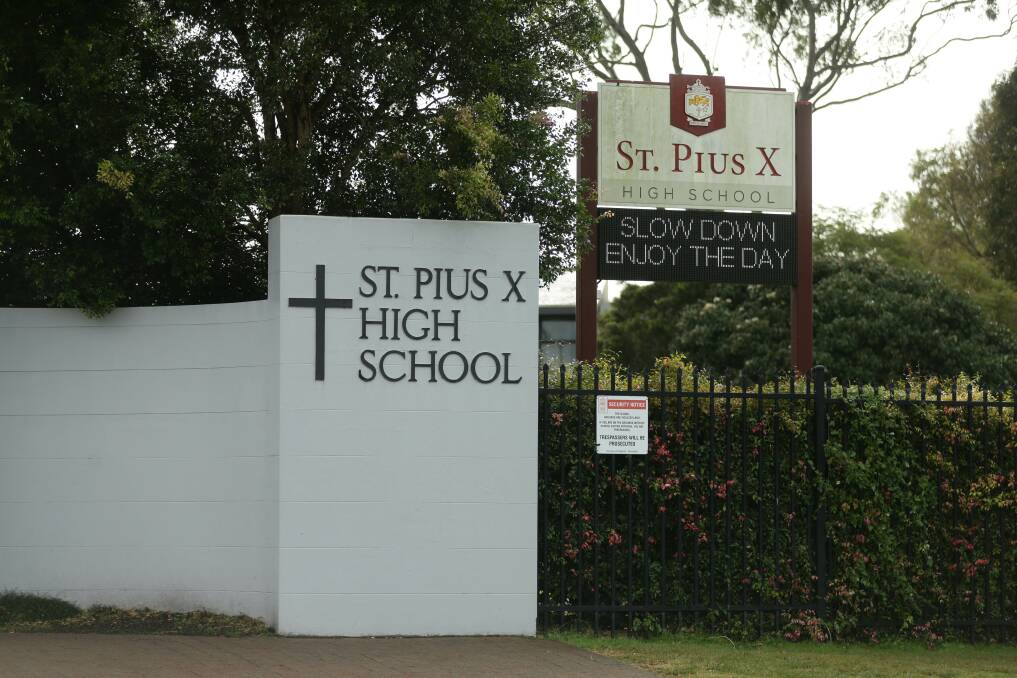 St Pius X High School at Adamstown will formally take on a new name at the beginning of 2025 when the first cohort of Year 11 students commence classes. Picture by Jonathan Carroll 