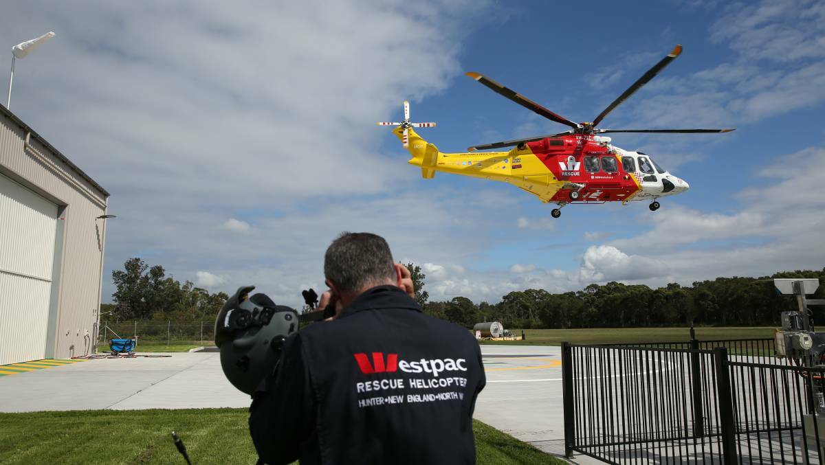 The Westpac Rescue Helicopter and a second helicopter medical crew were called in to fly patients to hospital after the crash. Picture: File image.