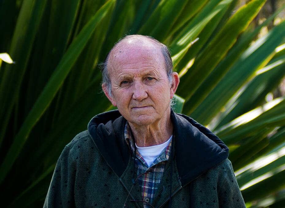 Francis Holbert’s great grandson and Tea Gardens resident Owen Holbert, who remembers the story of the day the ashes of his father’s brother were scattered on the water in 1959. Photo: Simon McCarthy