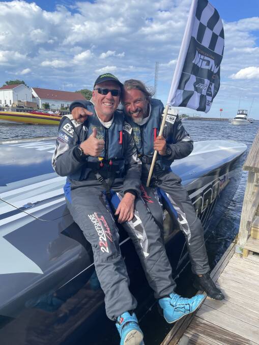 Darren Nicholson is the driver at the helm of the recognisable 222 offshore powerboat alongside throttleman Giovanni Carpitella.