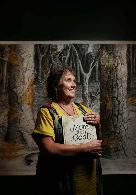Natural history illustrator Bronwyn Greive has produced a book "More than Coal: Exploring Significant Natural History of the Lower Hunter Valley and Creative Ways to Love it" which she hopes will help locals rediscover the wealth of natural landscape right at our back door. Picture by Simone De Peak
