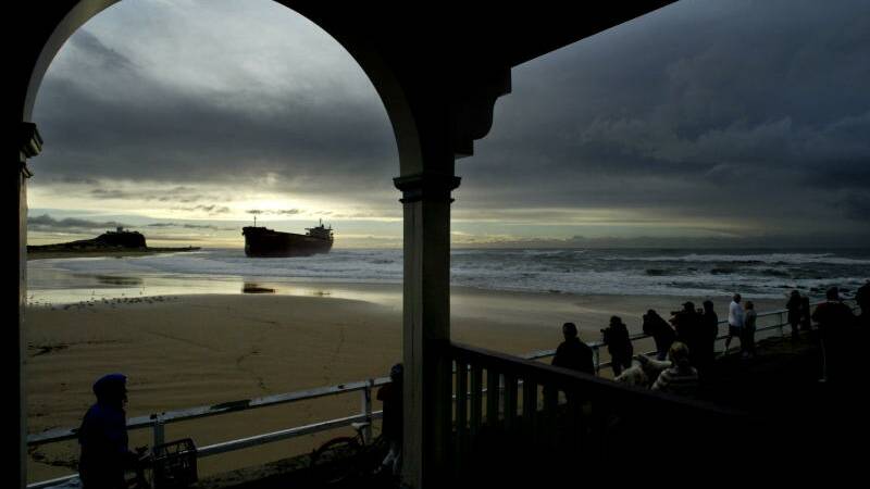 ON THIS DAY: The Pasha Bulker ran aground on Nobbys Beach