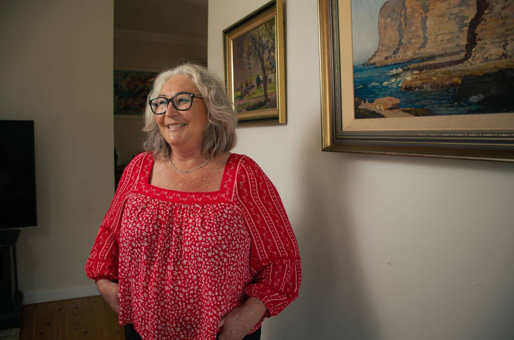 WINNER: Maree Gallop, of Adamstown Heights, drew inspiration from her experience working as a mental health nurse to pen her winning story for the Newcastle Herald short story competition. Picture: Simon McCarthy