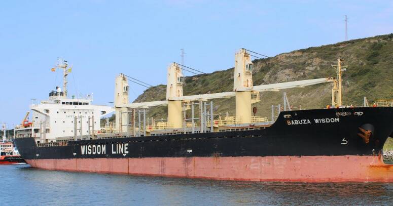 Problem ship 'Babuza Wisdom' told to leave Newcastle and don't come back