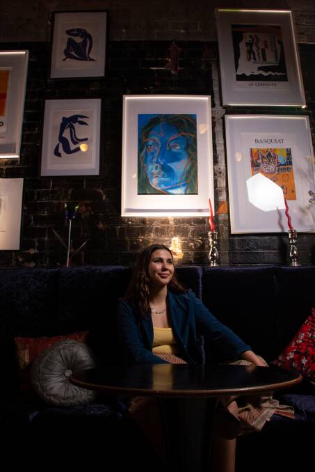 Saints co-owner Amara Centeno curated the new small bar to feature local artists including a stunning interior mural Jordan Lucky.