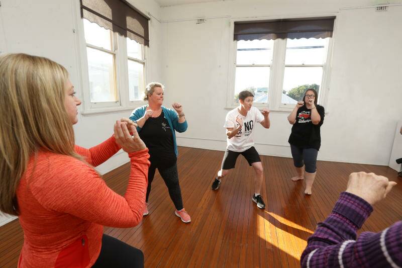 Hunter women take self defence classes at Newcastle.