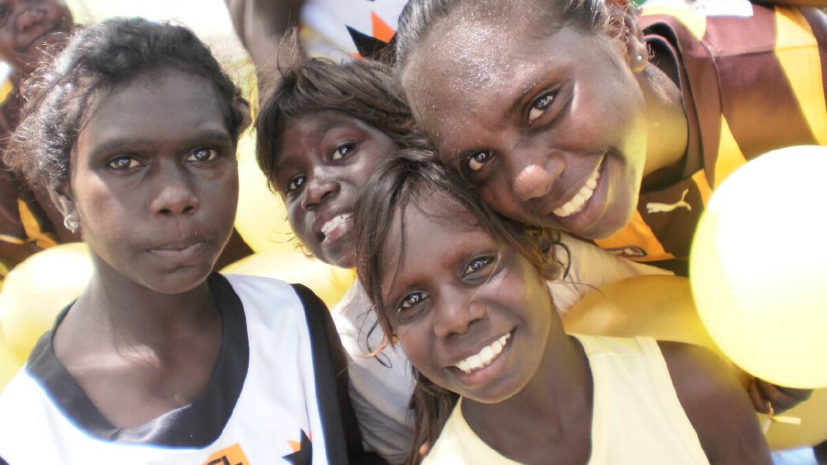 In March, 2003, Aaron Kearney travelled to the Tiwi islands as part of his work in sports diplomacy.
