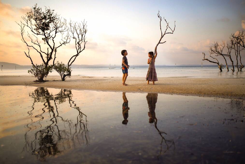 WINNER: Nicole Kearney's image of children Billy and Coral at Salamander Bay took out the main prize last year. Picture: Nicole Kearney